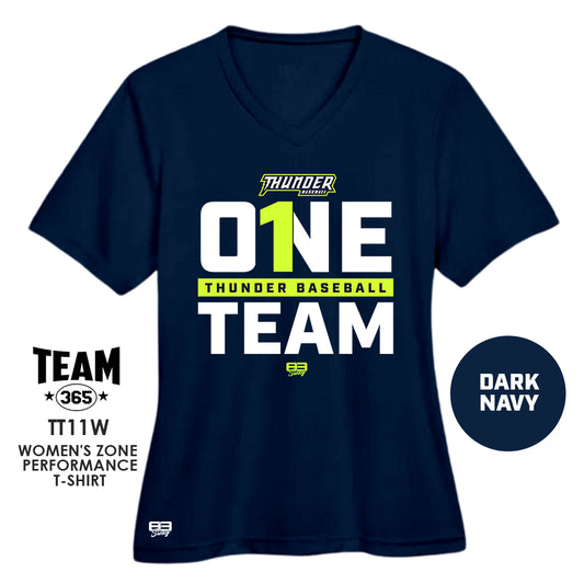 PVAA Thunder LIMITED EDITION "ONE TEAM" - Cool & Dry Performance Women's Shirt - MULTIPLE COLORS AVAILABLE