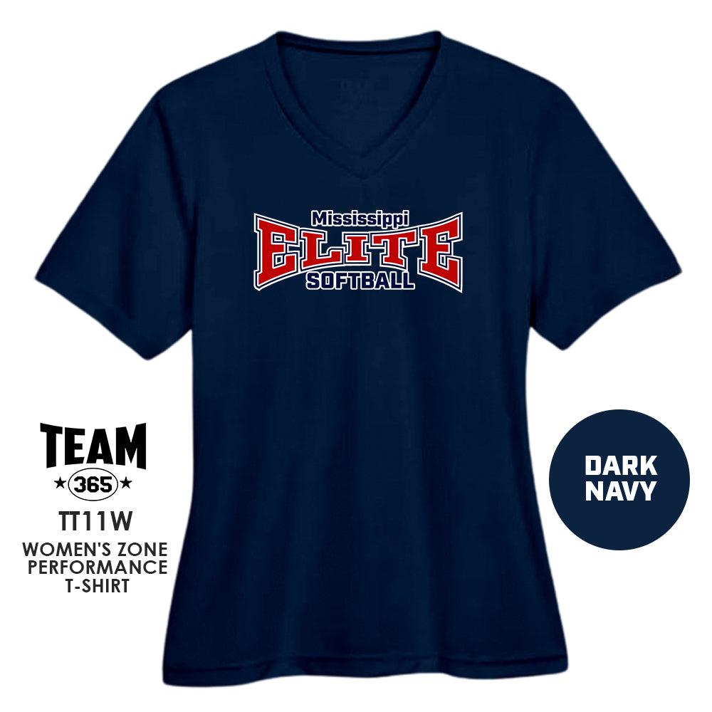 Mississippi Elite 2k12 Softball 2024 Edition - Cool & Dry Performance Women's Shirt - MULTIPLE COLORS AVAILABLE - 83Swag