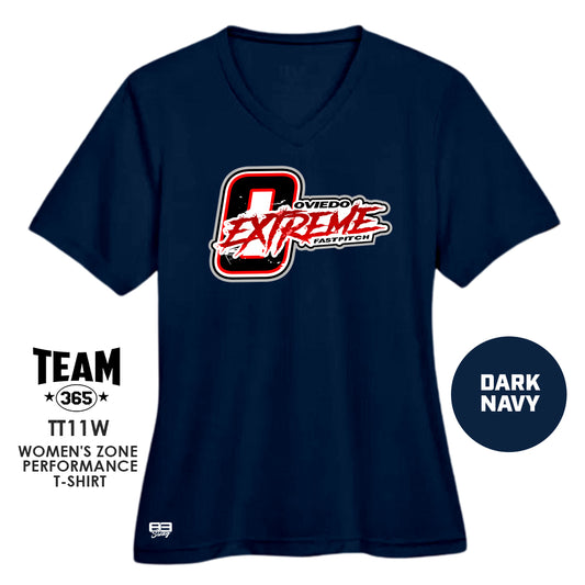 Oviedo Extreme Softball - Cool & Dry Performance Women's Shirt - MULTIPLE COLORS AVAILABLE