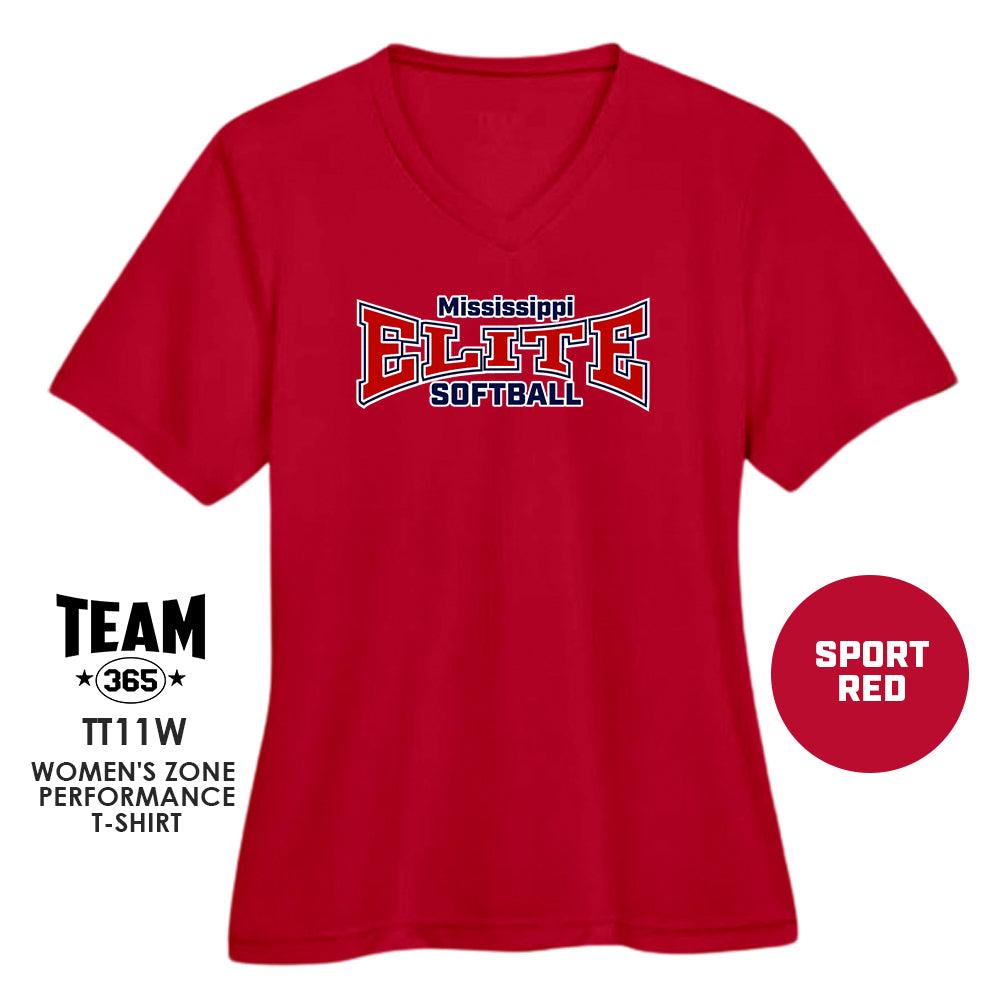 Mississippi Elite 2k12 Softball 2024 Edition - Cool & Dry Performance Women's Shirt - MULTIPLE COLORS AVAILABLE - 83Swag