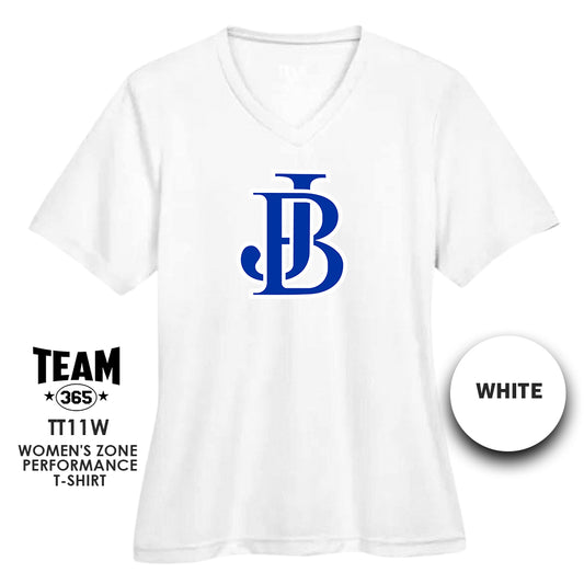 Jax Beach Baseball - JB VERSION  - Cool & Dry Performance Women's Shirt - MULTIPLE COLORS AVAILABLE