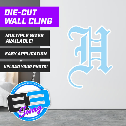 Hard Nose Baseball 2024 - LIGHT BLUE -  Custom Die-Cut Wall Cling