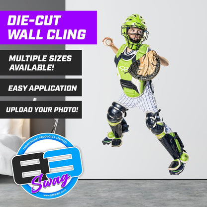 Rhino Basketball Custom Die-Cut Wall Cling