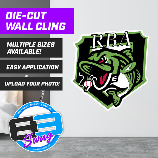 RBA Stripers Baseball Custom Die-Cut Wall Cling
