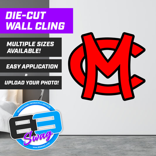 Mudcats Baseball Custom Die-Cut Wall Cling