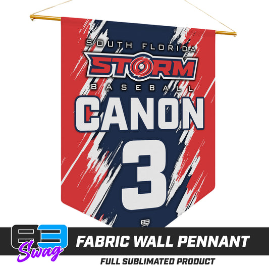 18"x21" Fabric Wall Pennant - South Florida Storm