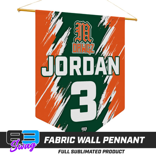 18"x21" Fabric Wall Pennant - Miami Metro Dawgz