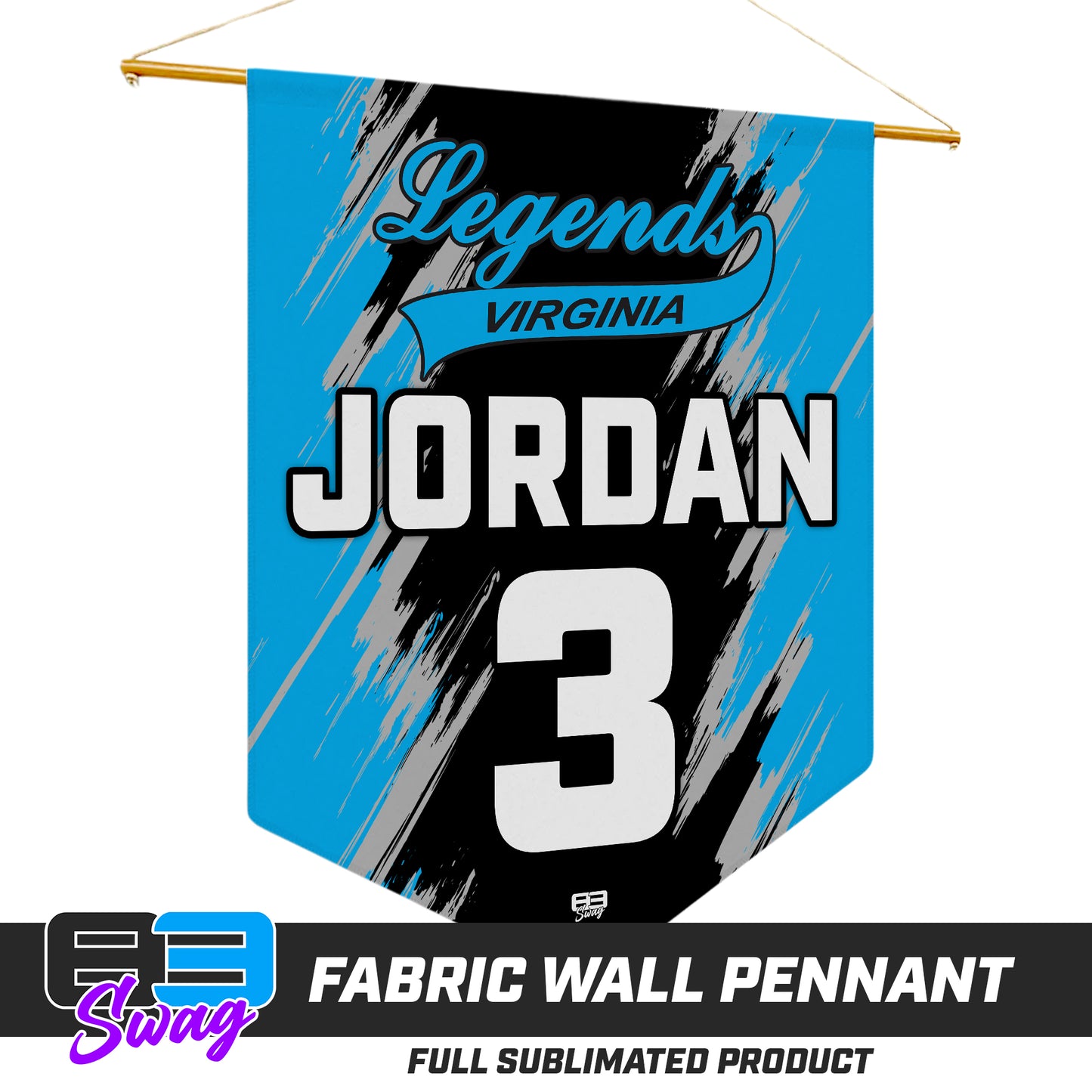 18"x21" Fabric Wall Pennant - Virginia Legends Softball