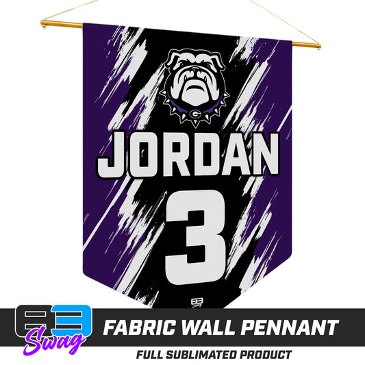 18"x21" Fabric Wall Pennant - Geraldine Bulldogs Football