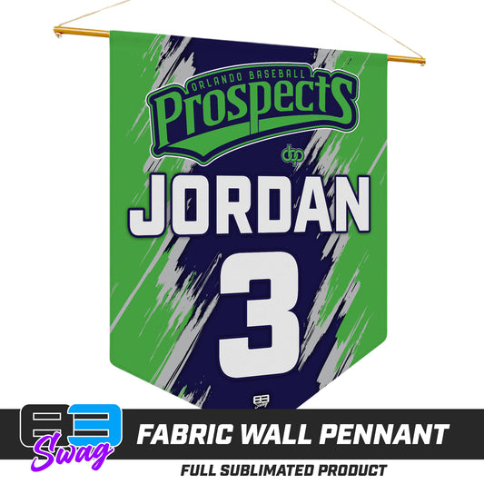 18"x21" Fabric Wall Pennant - Orlando Baseball Prospects - OBP