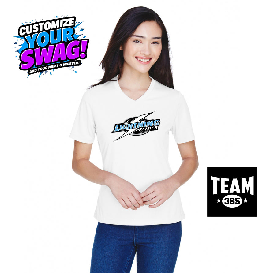Team 365 TT11W Women's Zone Performance T-Shirt - Lightning Premier Softball
