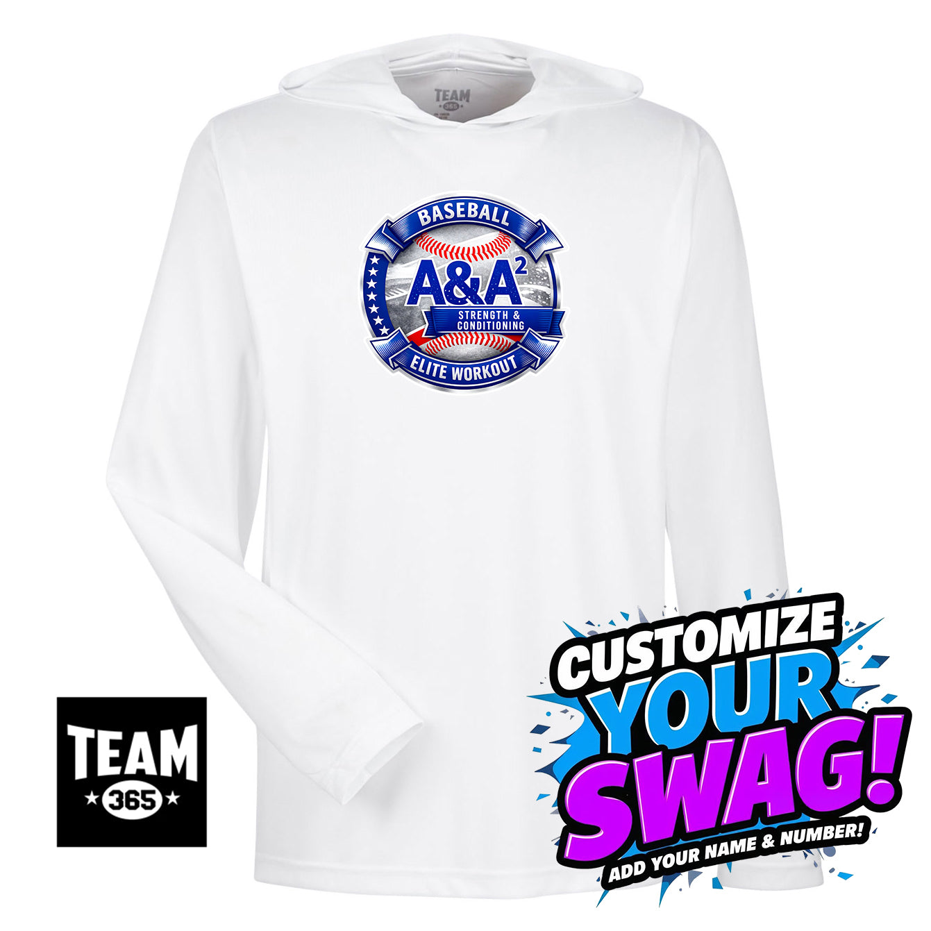 Team 365 Youth & Men's Zone Performance Hoodie - A&A Baseball Elite