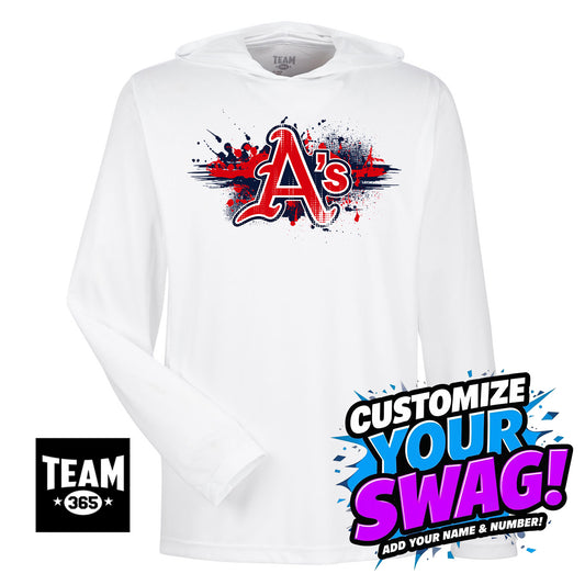 Team 365 Youth & Men's Zone Performance Hoodie - Little Rock A's Baseball
