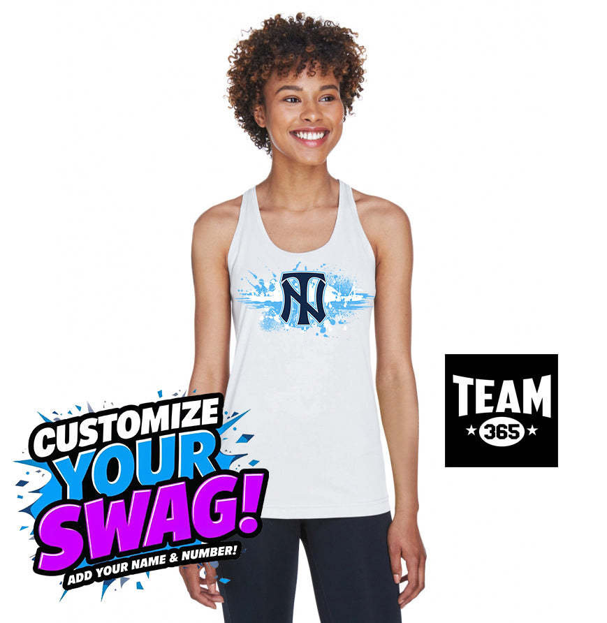 Team 365 TT11WRC Women's Zone Performance Racerback Tank - Top Notch Baseball