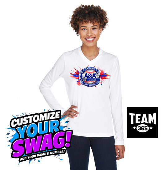 Team 365 TT11WL Women's Zone Performance Long-Sleeve T-Shirt - A&A Baseball Elite