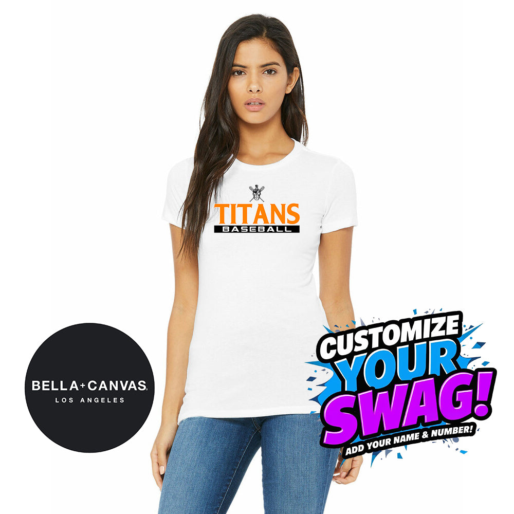 Bella + Canvas 6004 Women's The Favorite T-Shirt - St. Johns TItans Baseball