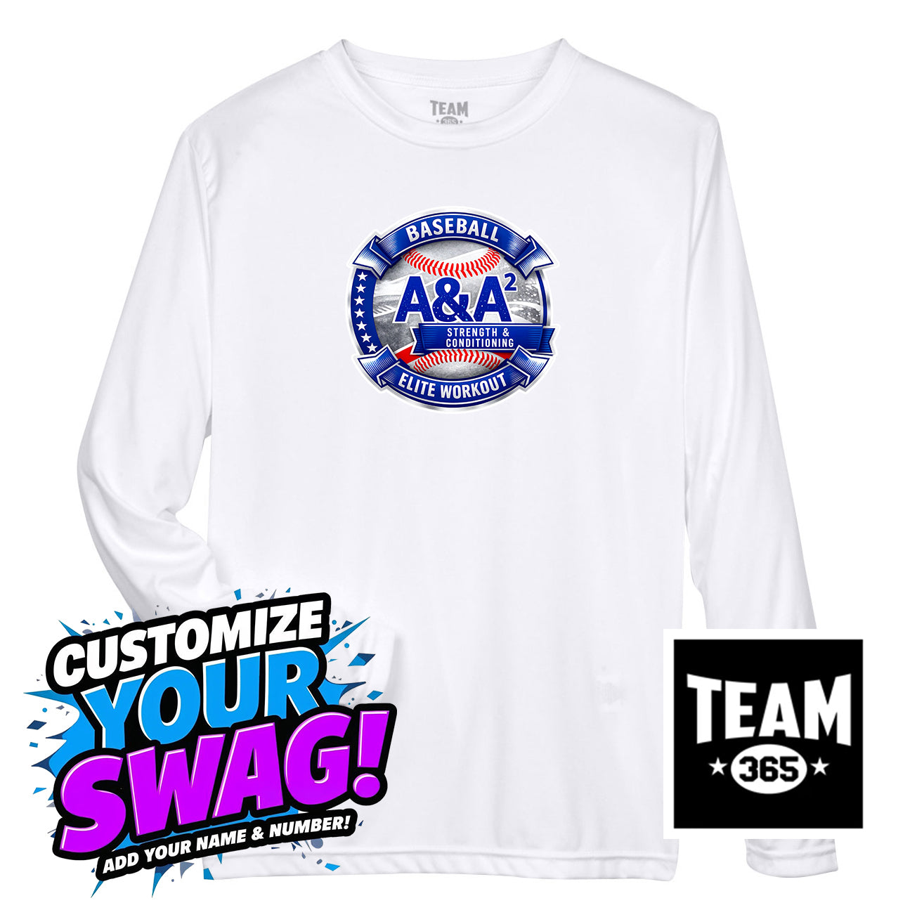 Team 365 Youth & Men's Zone Performance Long-Sleeve T-Shirt - A&A Baseball Elite