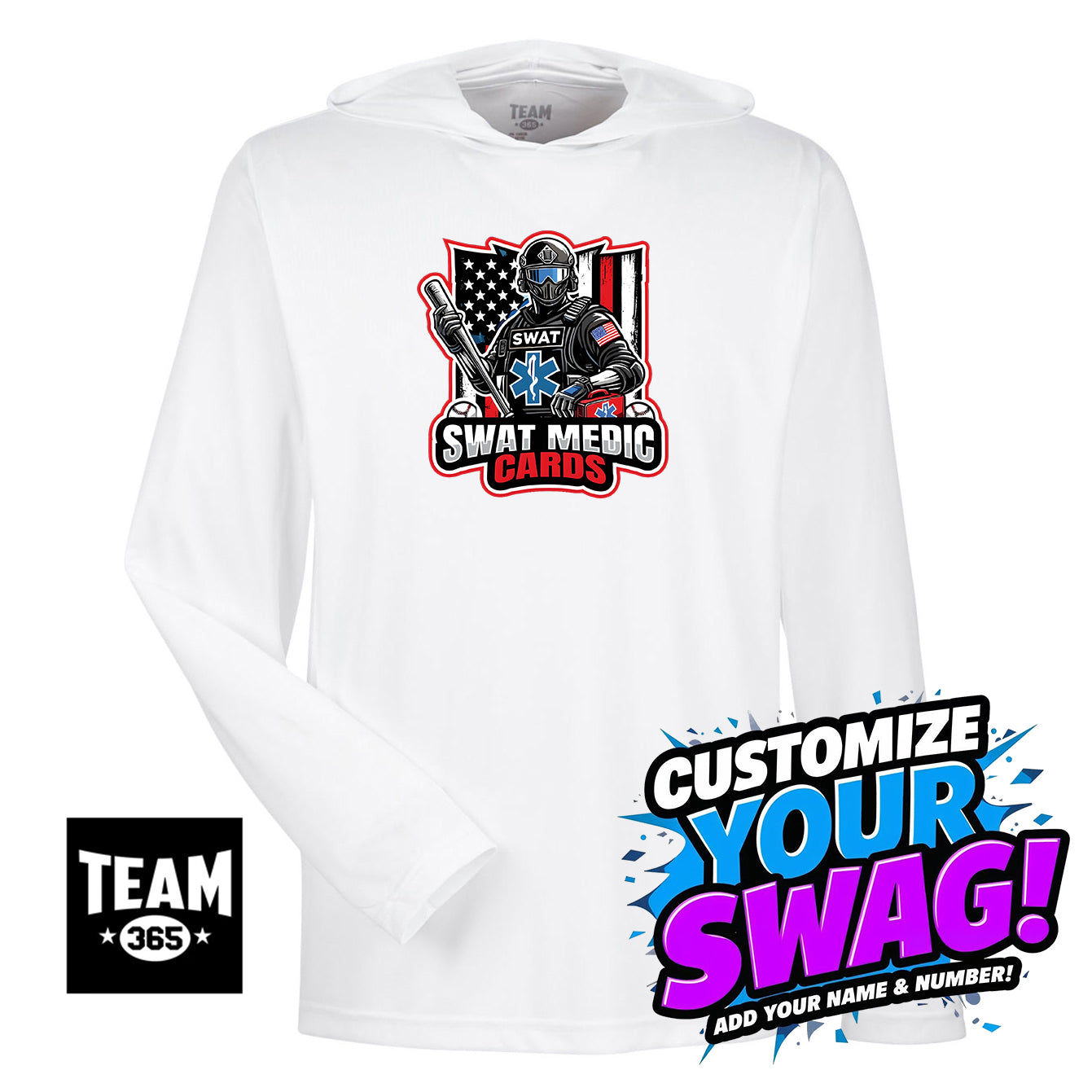Team 365 Youth & Men's Zone Performance Hoodie - Swat Medic Cards