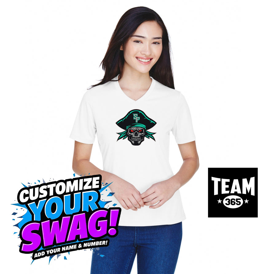 Team 365 TT11W Women's Zone Performance T-Shirt - South Florida Pirates
