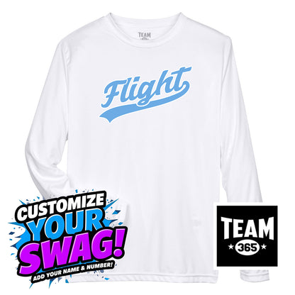 Team 365 Youth & Men's Zone Performance Long-Sleeve T-Shirt - FCF Flight Baseball Blue