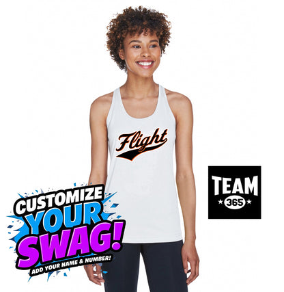 Team 365 TT11WRC Women's Zone Performance Racerback Tank - FCF Flight Baseball