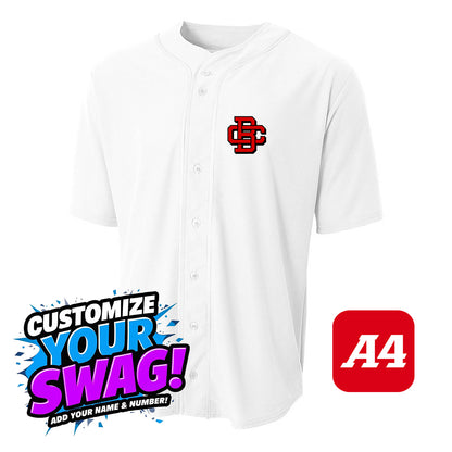 A4 Apparel N4184 Game Day Classic Baseball Jersey - Creeks Baseball Club - CBC