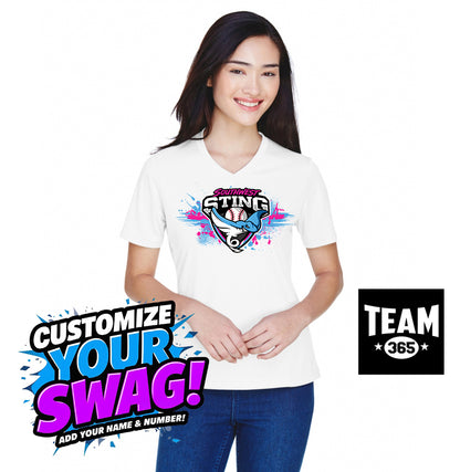 Team 365 TT11W Women's Zone Performance T-Shirt - Southwest Sting Baseball