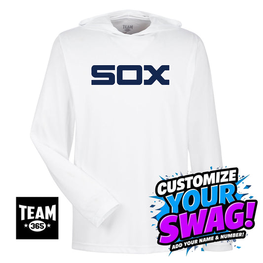 Team 365 Youth & Men's Zone Performance Hoodie - Blue Sox Baseball