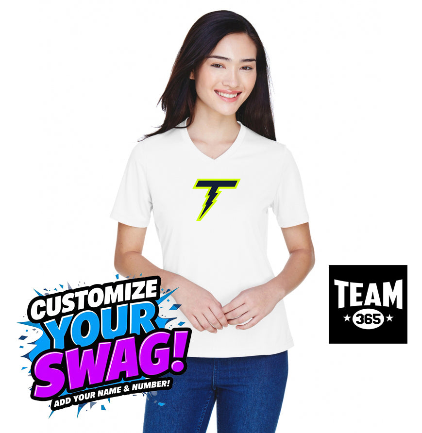 Team 365 TT11W Women's Zone Performance T-Shirt - Ponte Vedra Thunder Baseball