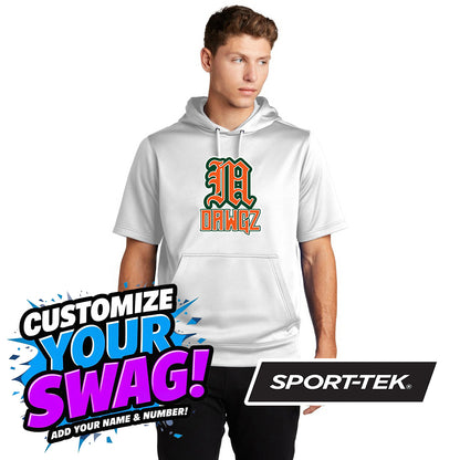 Sport-Tek Sport-Wick Fleece Short Sleeve Hooded Pullover ST251 - Miami Metro Dawgz