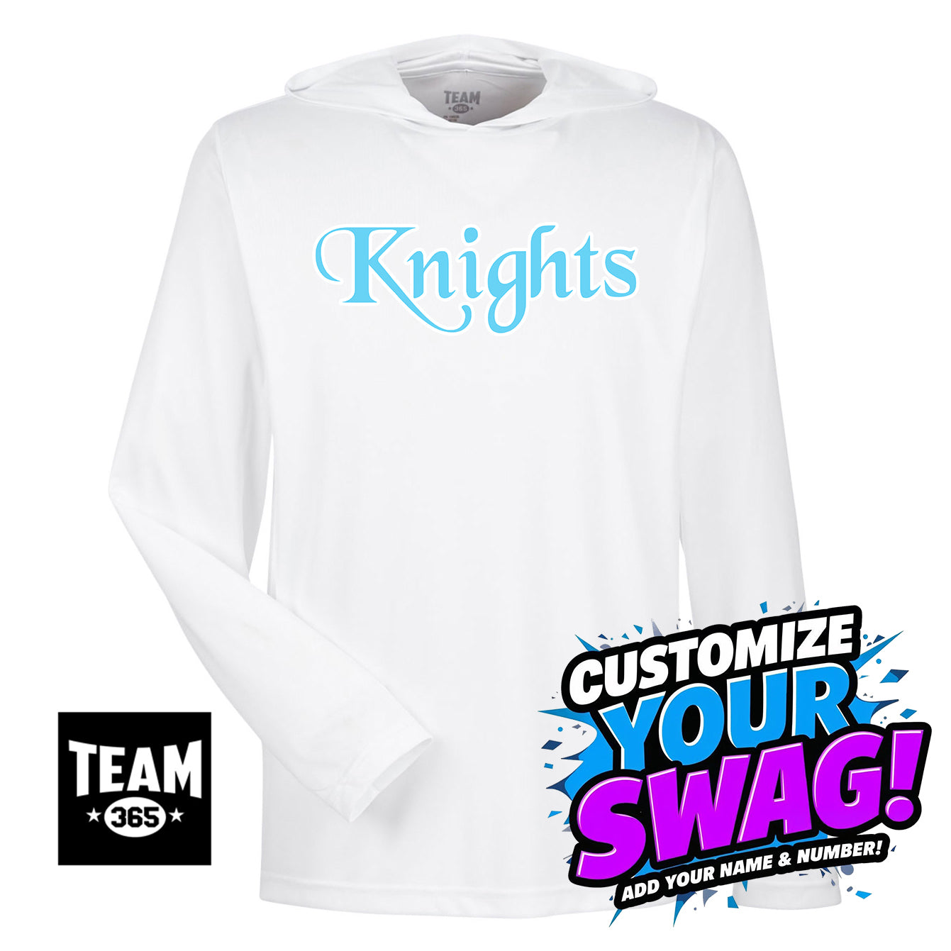 Team 365 Youth & Men's Zone Performance Hoodie - Knights Baseball