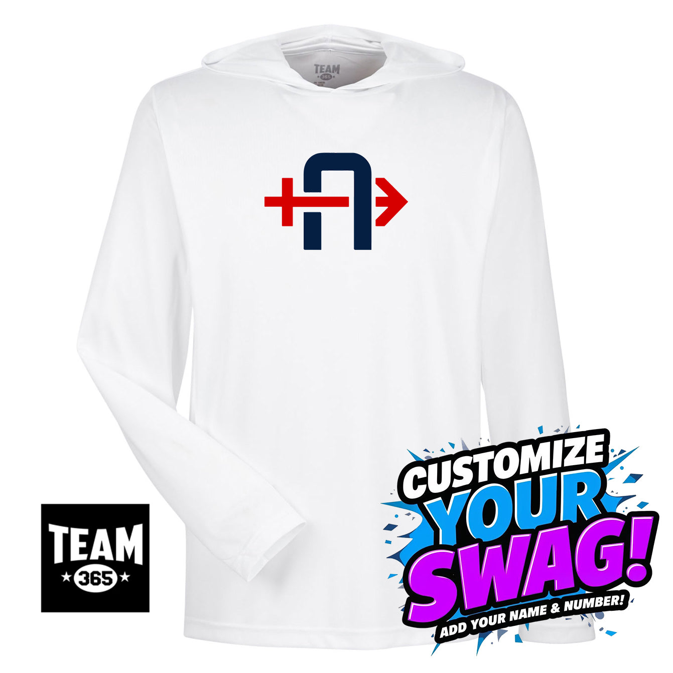 Team 365 Youth & Men's Zone Performance Hoodie - Arrows Baseball