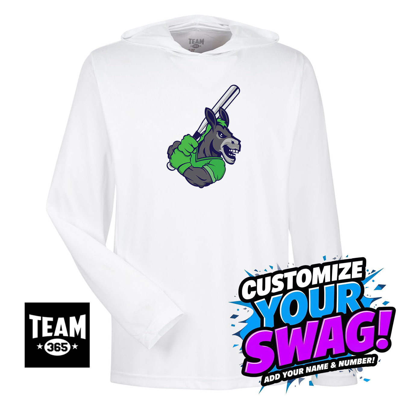 Team 365 Youth & Men's Zone Performance Hoodie - OBP Swamp Donkeys