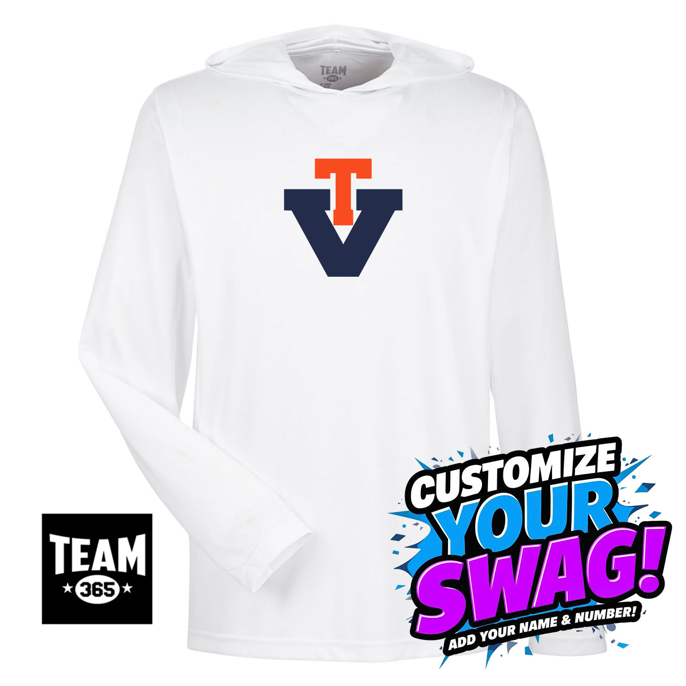 Team 365 Youth & Men's Zone Performance Hoodie - Team Virginia Baseball