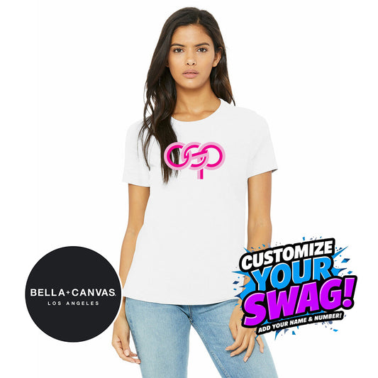 Bella + Canvas B6400 Women's Relaxed Jersey Short-Sleeve T-Shirt - OSP Gorilla Queens Softball