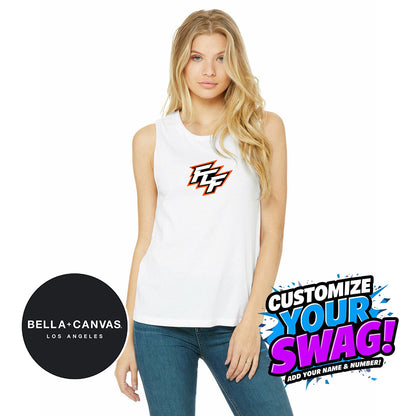 Bella + Canvas B6003 Women's Jersey Muscle Tank - FCF Flight Baseball
