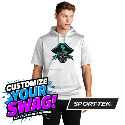 Sport-Tek Sport-Wick Fleece Short Sleeve Hooded Pullover ST251 - South Florida Pirates