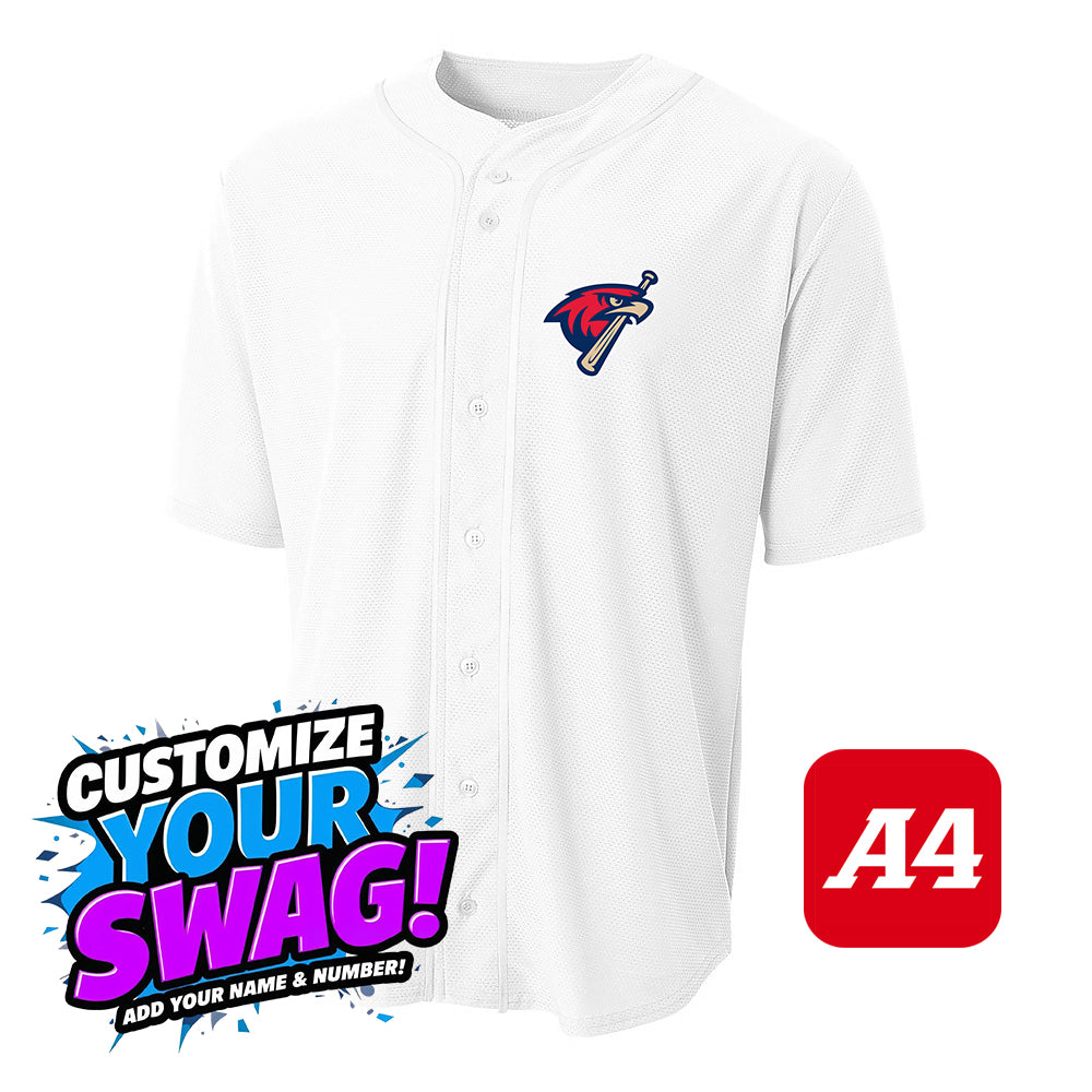 A4 Apparel N4184 Game Day Classic Baseball Jersey - MSA Redtails Baseball