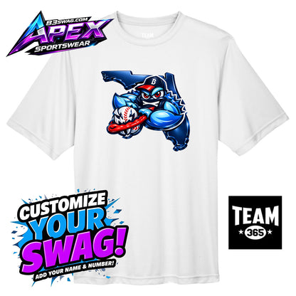 APEX Team 365 Youth & Men's Zone Performance T-Shirt - FCA Blueclaws Baseball