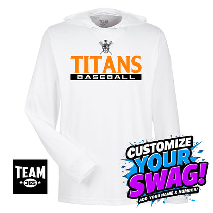 Team 365 Youth & Men's Zone Performance Hoodie - St. Johns Titans Baseball