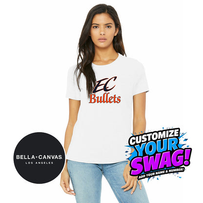 Bella + Canvas B6400 Women's Relaxed Jersey Short-Sleeve T-Shirt - EC Bullets Softball
