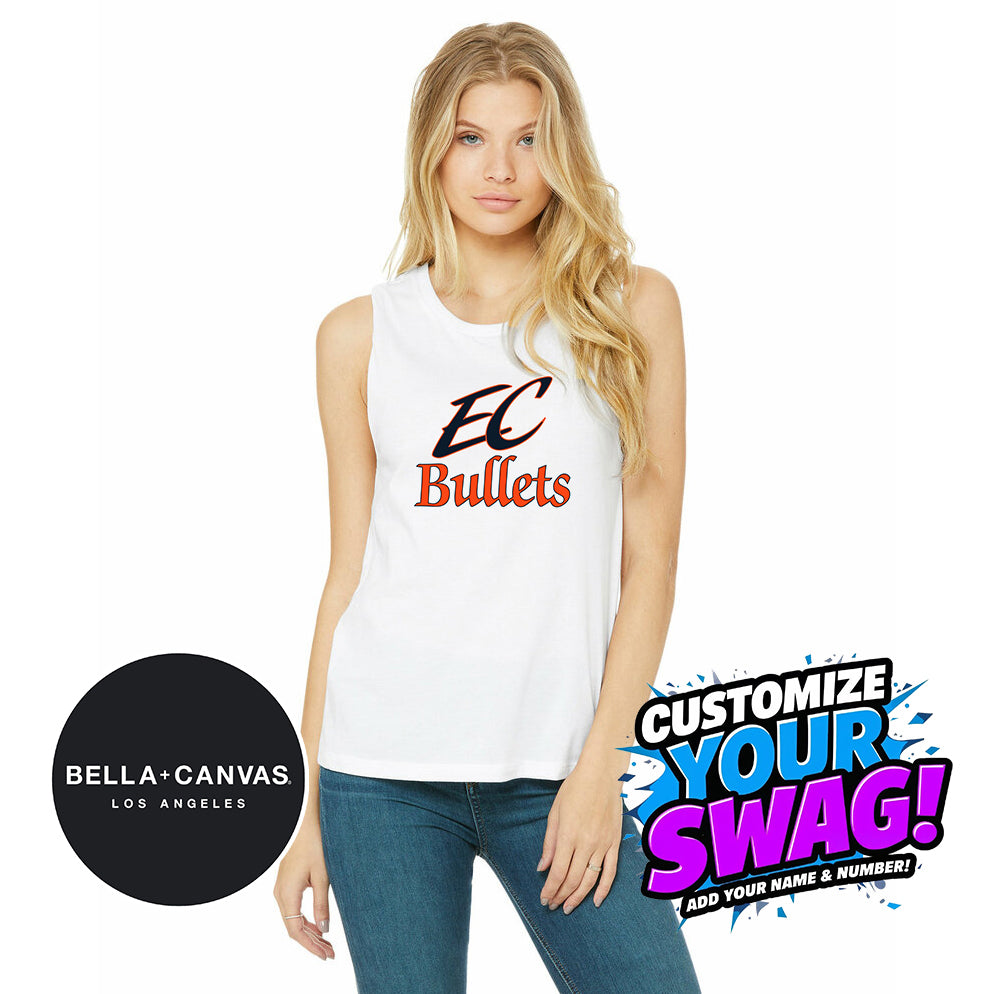 Bella + Canvas B6003 Women's Jersey Muscle Tank - EC Bullets Softball