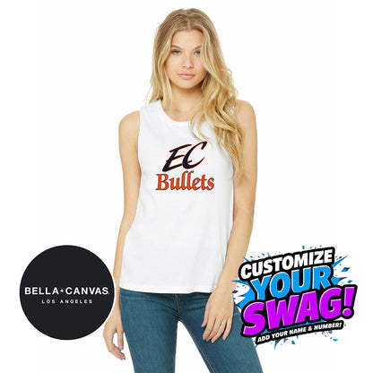 Bella + Canvas B6003 Women's Jersey Muscle Tank - EC Bullets Softball