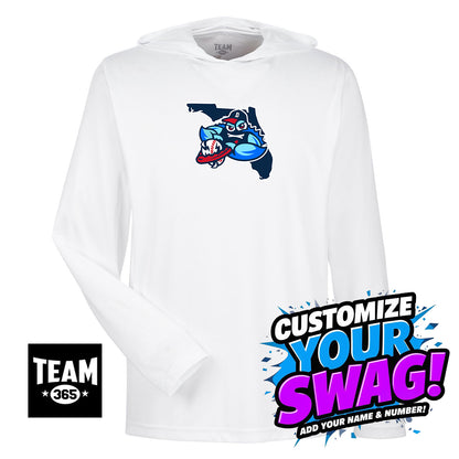 Team 365 Youth & Men's Zone Performance Hoodie - FCA Blueclaws Baseball