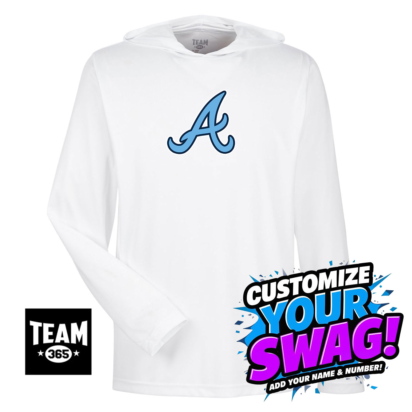Team 365 Youth & Men's Zone Performance Hoodie - Aces Baseball