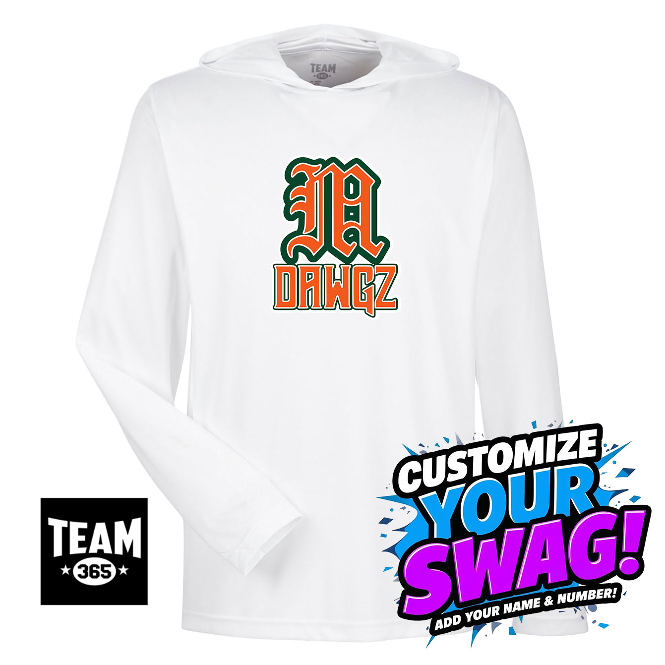 Team 365 Youth & Men's Zone Performance Hoodie - Miami Metro Dawgz