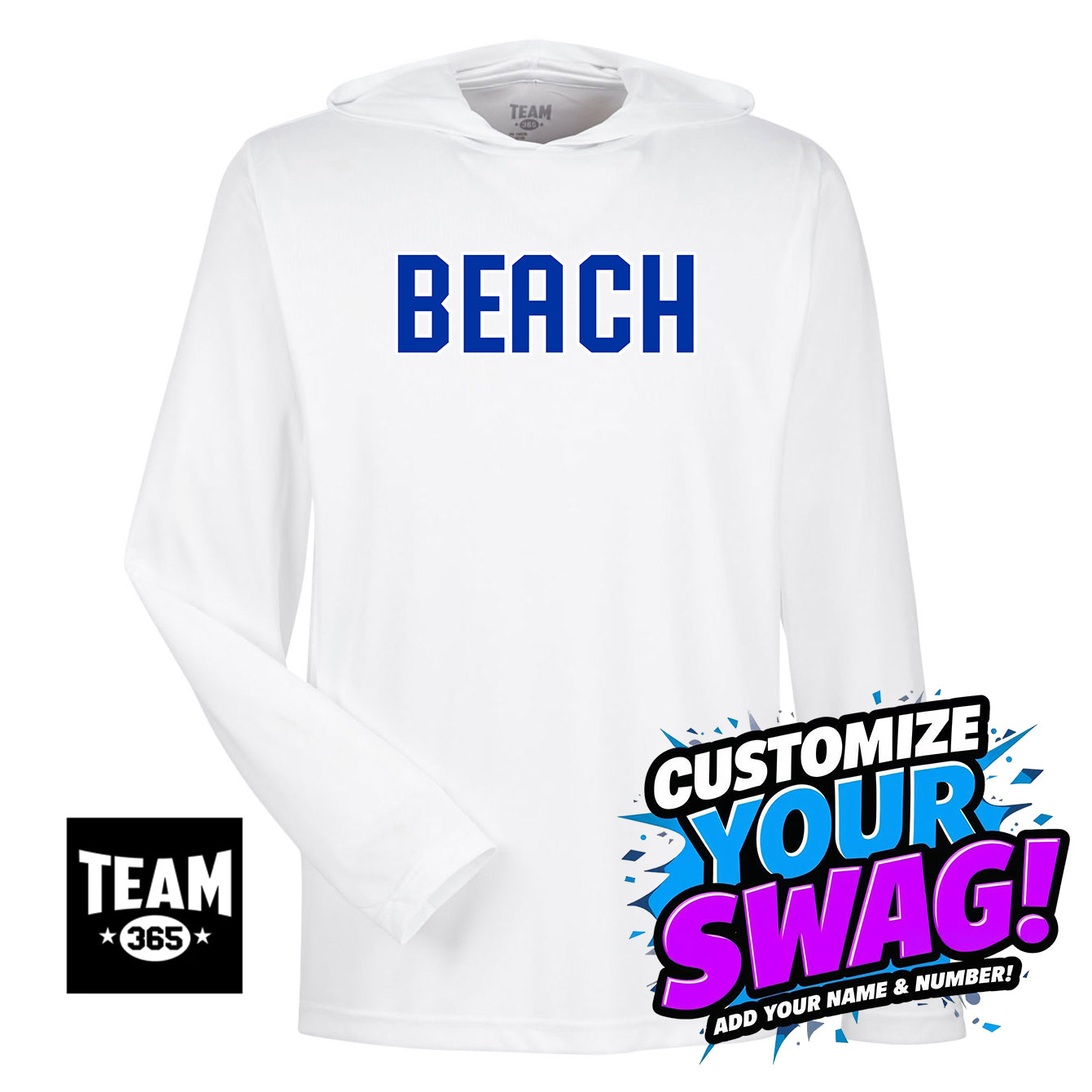 Team 365 Youth & Men's Zone Performance Hoodie - Jax Beach Baseball