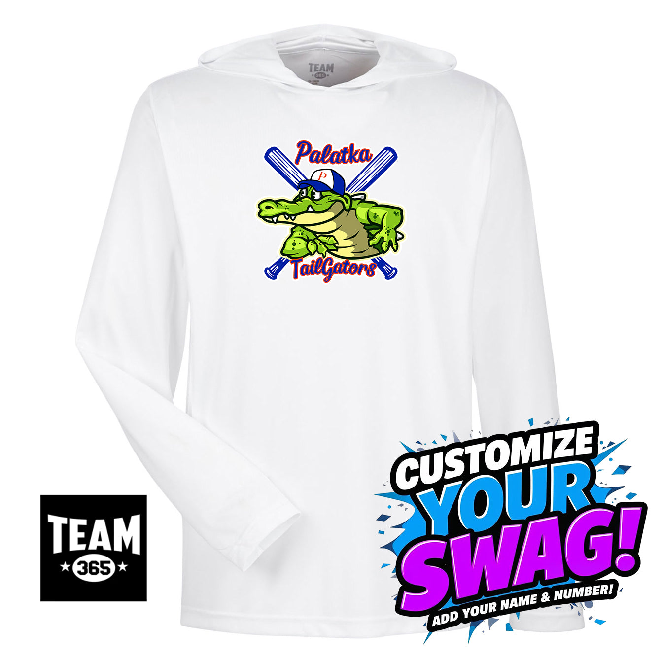 Team 365 Youth & Men's Zone Performance Hoodie - Palatka TailGators Baseball