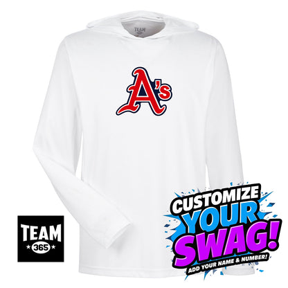 Team 365 Youth & Men's Zone Performance Hoodie - Little Rock A's Baseball