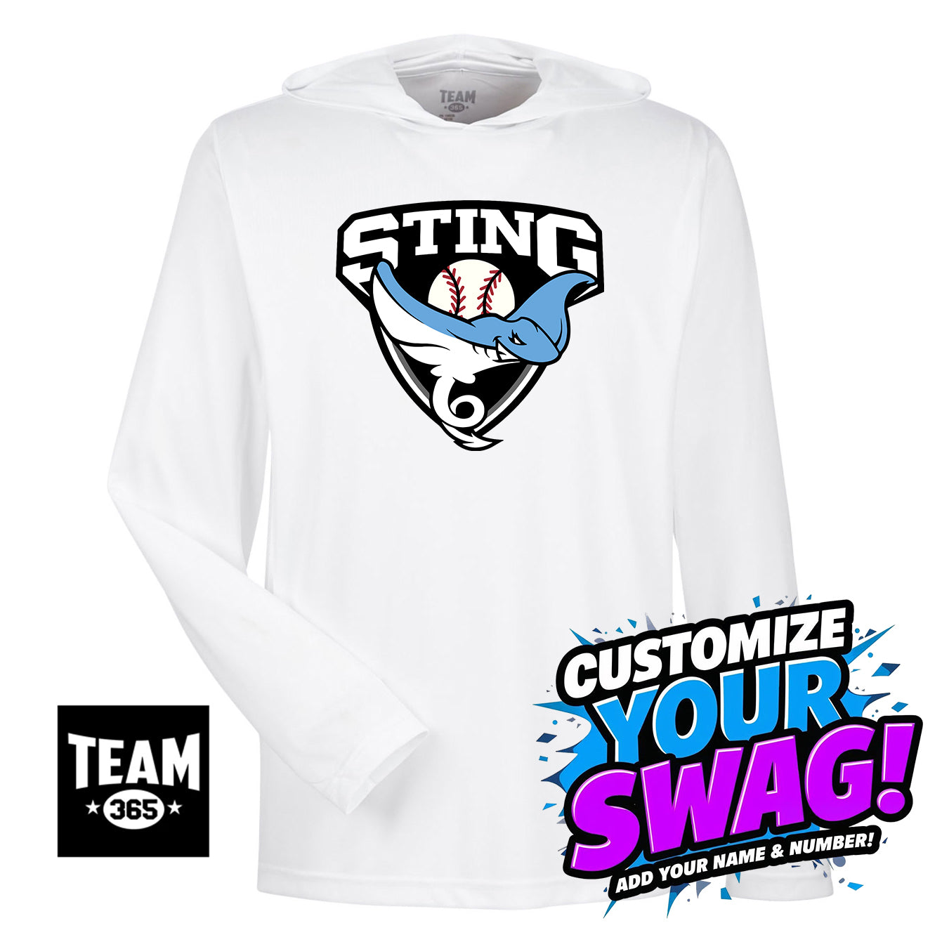 Team 365 Youth & Men's Zone Performance Hoodie - Southwest Sting Baseball